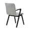 Armen Living Varde Mid-Century Gray Upholstered Dining Chairs in Black Finish, PK2 LCVRSIGRBL - alternate 5